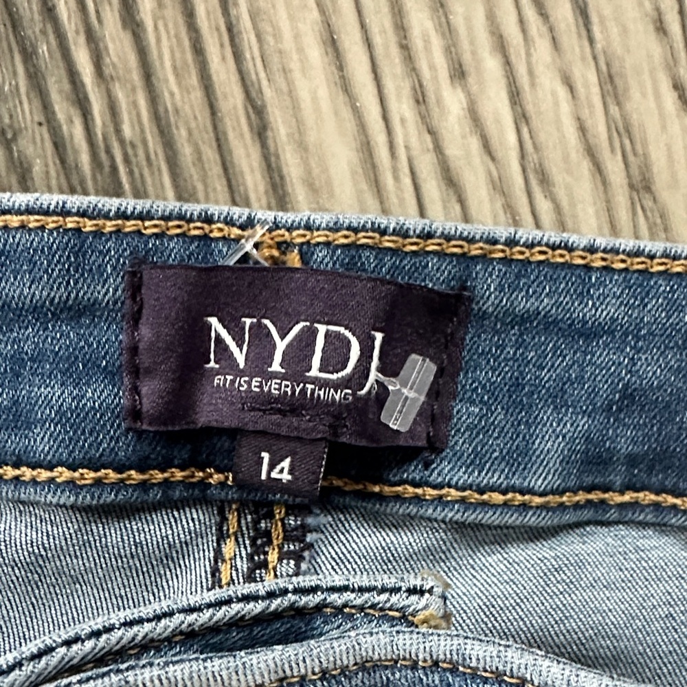 NYDJ NWT Barbara Bootcut denim‎ blue Jeans women’s size 14 - Picture 6 of 13